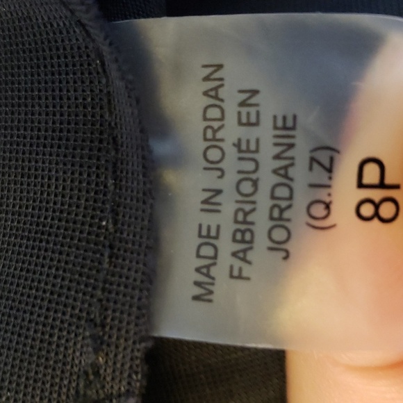 Allison Daley Petite Size Stretch Pull-On Straight Leg Pants in Black Size 8P - Picture 5 of 8